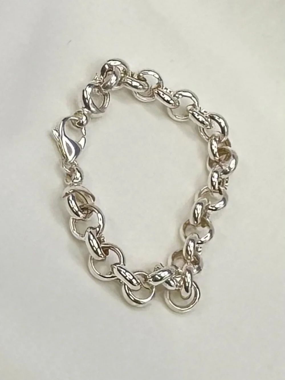 Milor Italy 950 Ultrafine Silver Open Link Bracelet - Picture 6 of 16